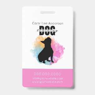 Badge Dressage de chien