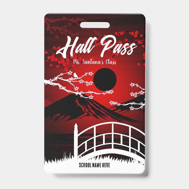 Badge du col du Red Blossom Hall (Avant)