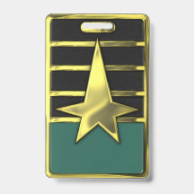 Badge du Corps des cadets Nametag TURQUOISE