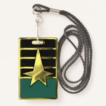 Badge du Corps des cadets Nametag TURQUOISE