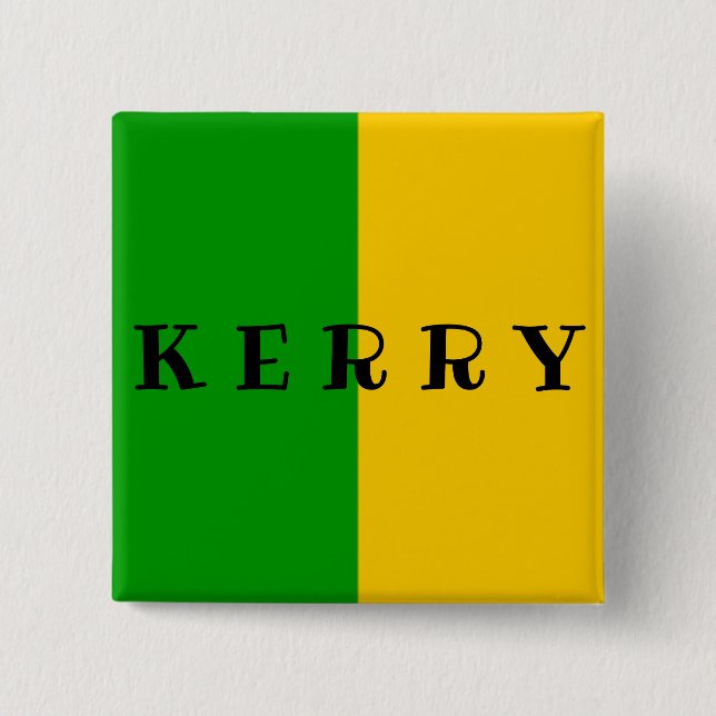 Badge du drapeau du comté de Kerry (Devant)