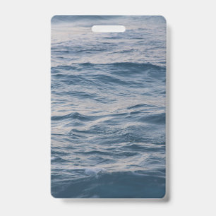 Badge Eau de mer de près