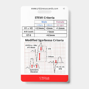 Badge ECG à haut risque/STEMI