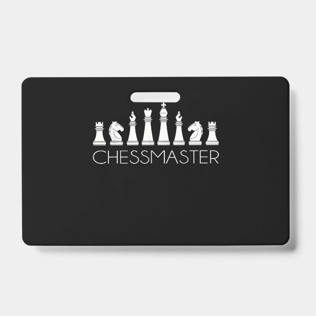 Badge Échecs - Chessmaster (Avant)