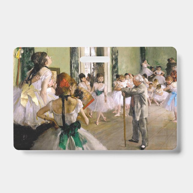 Badge Edgar Degas La Classe de Danse (Avant)