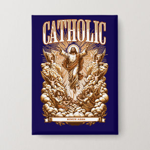 Badge Église catholique romaine depuis AD33 Traditionnel