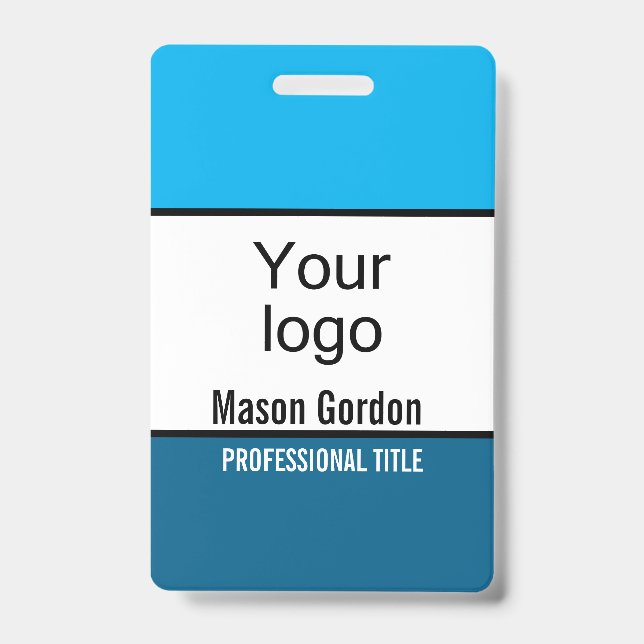 Badge élégant et minimaliste (Avant)
