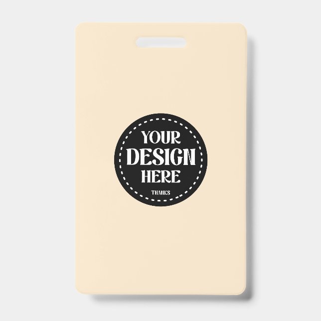 Badge Élégant, raffiné, élancé et minimaliste (Avant)
