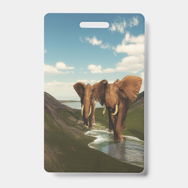 Badge Eléphant (Front)