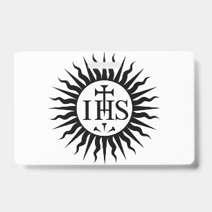 Badge Emblème de la Compagnie de Jésus Monogramme
