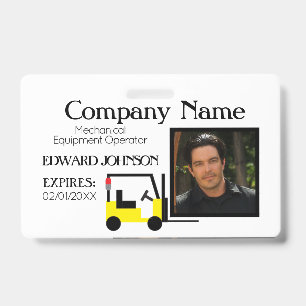 Badge Employé 2 de Forklift Company