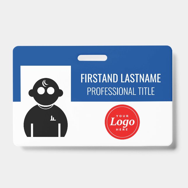 Badge Employé bleu (Avant)