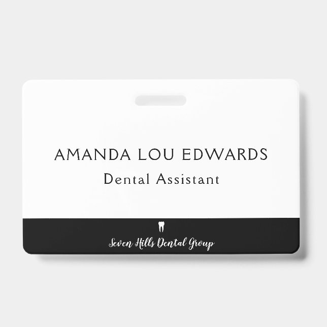 Badge Employé dentaire (Avant)