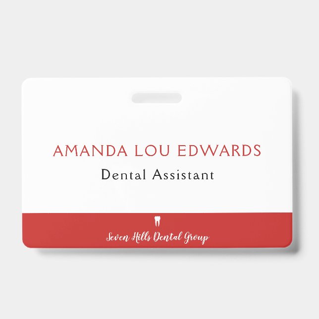 Badge Employé dentaire (Avant)