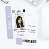 Employé d'entreprise personnalisé Pastel Lavender