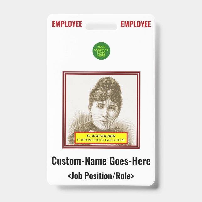 Badge "EMPLOYÉ" en gras (Avant)