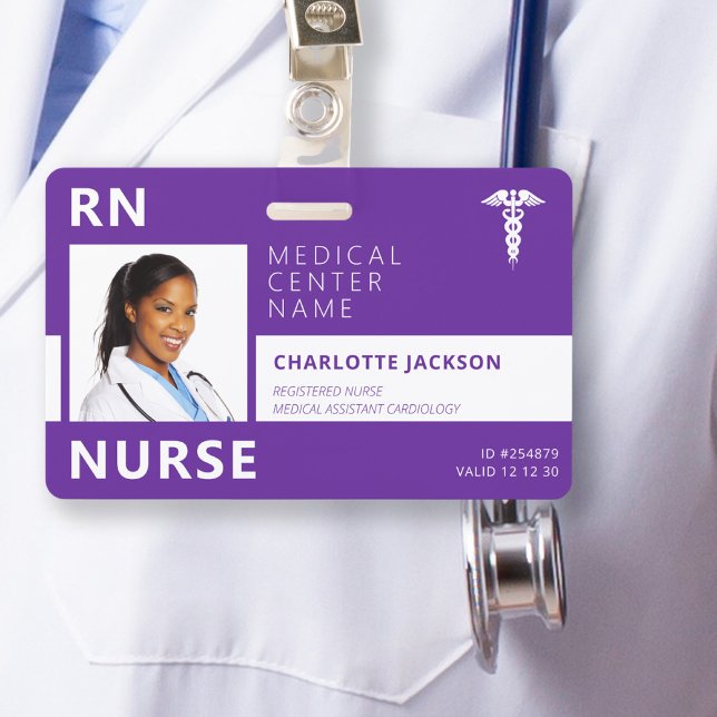 Badge Employé médical de l'hôpital RN (Créateur téléchargé)