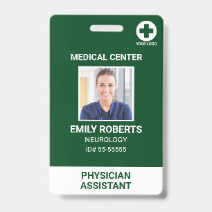 Badge Employé Médicale de l'hôpital - ID photo de l'infi