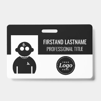 Badge Employé noir