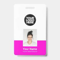 Employé Personnalisé - Photo, Code-Barre, Grand Lo