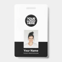 Badge Employé Personnalisé - Photo, Code-Barres, G