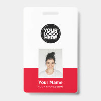 Badge Employé Personnalisé - Photo, Code-Barres, G