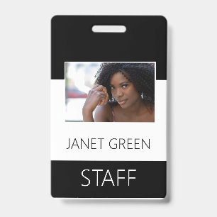 Badge Employé personnalisé - Société d'ID photo