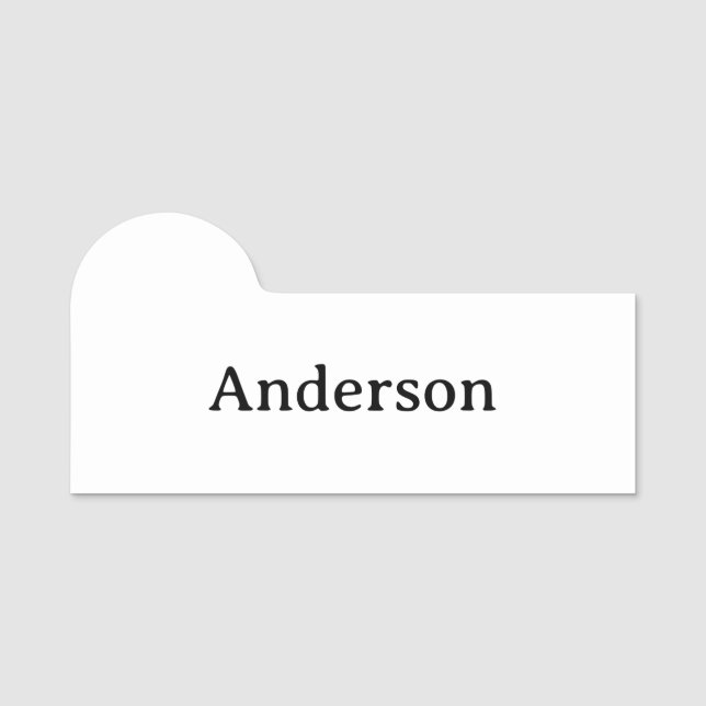 Badge en forme professionnelle pour les entreprise (Devant)