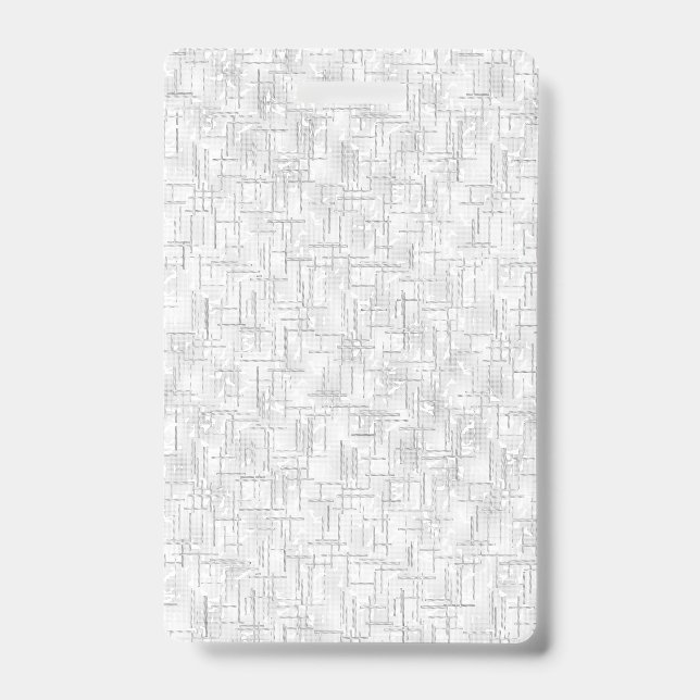Badge en plastique | Étiquette d'identification |  (Avant)