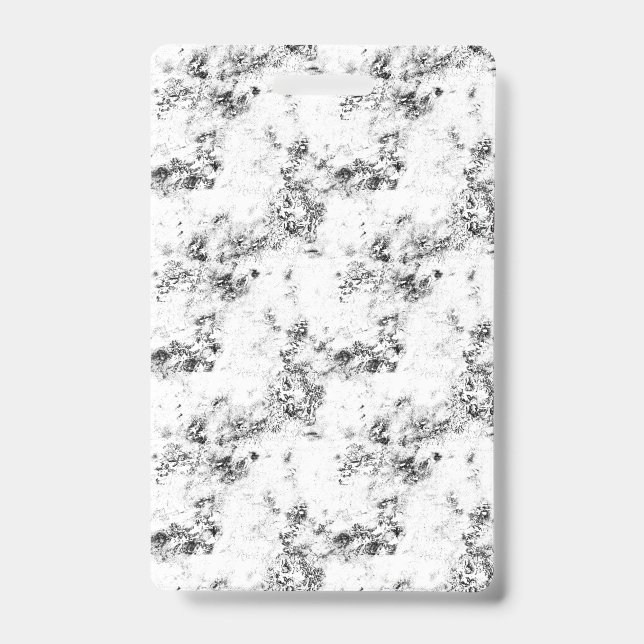 Badge en plastique | Étiquette d'identification ho (Avant)