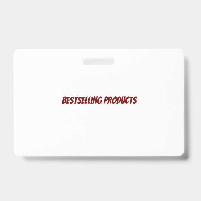 Badge en plastique PVC (Avant)