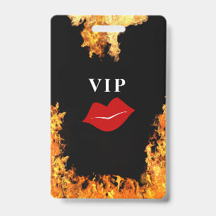 Badge en plastique VIP