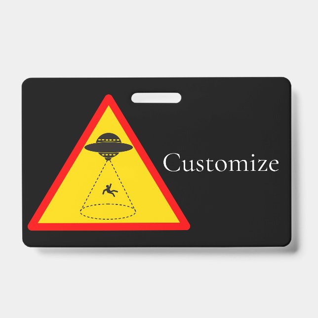 Badge Enlèvement d'Alien UFO Thunder_Cove (Avant)