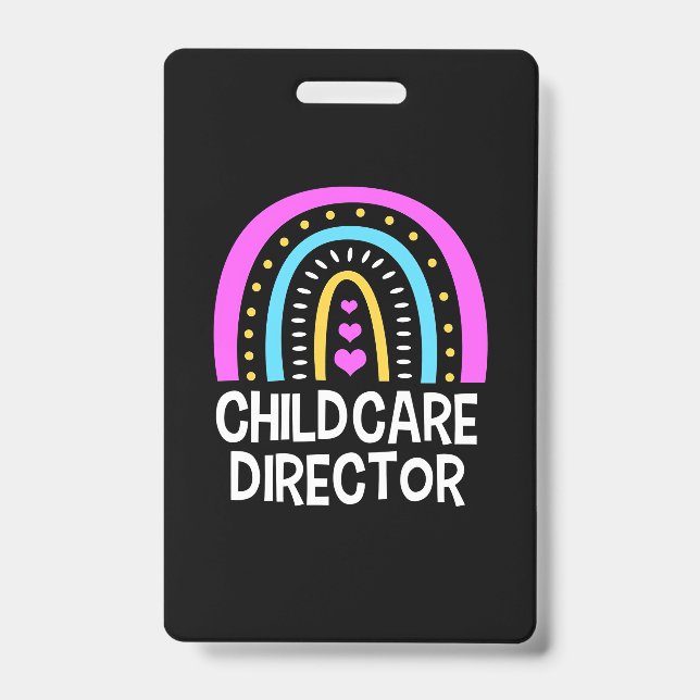 Badge Enseignant Directeur de la garde d'enfants (Avant)
