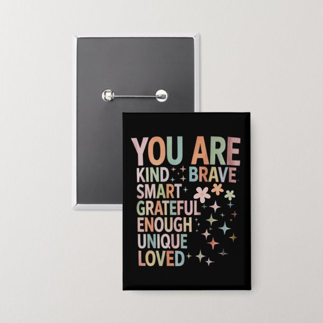 Badge Enseignant Motivationnel Premier Jour de Rentrée d (Recto/Verso)