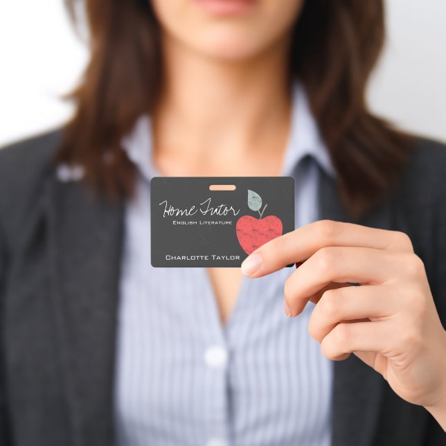 Badge Enseignants Tuteurs à Domicile Apple Affaires Pers (Présenté)