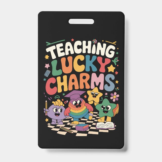 Badge Enseigner les Charms de la Chance Enseignant la Sa (Avant)