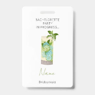 Badge Enterrement de vie de jeune fille Weekend Fille de