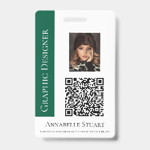 Badge Entreprise de photos de codes QR grand format