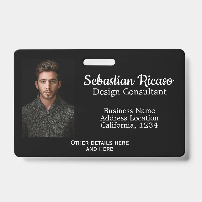 Badge Entreprise personnalisée (Avant)