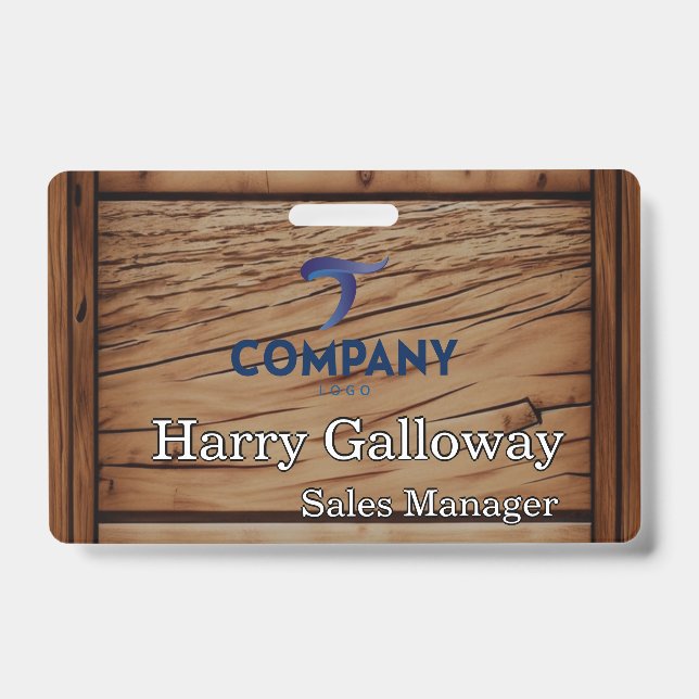 Badge Entreprise personnalisée de marque (Avant)