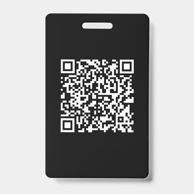 Badge Entrer l'URL et créer un code QR numérisable | Bla (Avant)