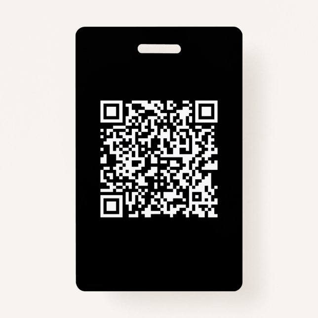 Badge Entrer l'URL et créer un code QR numérisable | Bla (Devant)