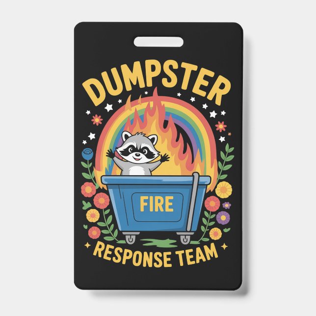 Badge Équipe de réponse aux incendies de benne Équipe de (Avant)
