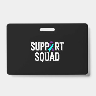 Badge Équipe de soutien Soutenir la sensibilisation à la