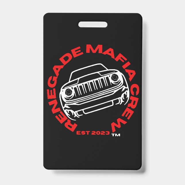 Badge Équipe Mafia Renégat (Avant)
