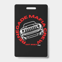 Badge Équipe Mafia Renégat