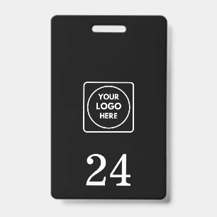 Badge Étiquette de clé de numéro de chambre noire Hôte