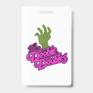 Badge Étiquette de nom Spooky Doobie Doubles Halloween