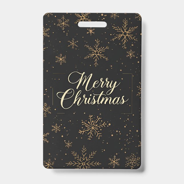 Badge Étiquette-Joyeux Noël (Avant)